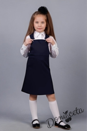 Детски сукман рокля в тъмносиньо Нейли 1