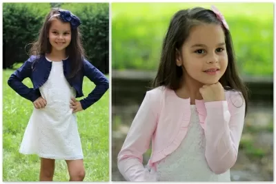 ДЕТСКО БОЛЕРО ЗА МОМИЧЕ