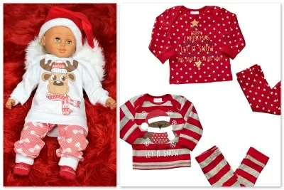 КОЛЕДНA БЕБЕШКA ПИЖАМКA ЗА МОМИЧЕ