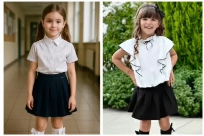 ДЕТСКИ РИЗИ С КЪС РЪКАВ ЗА МОМИЧЕ