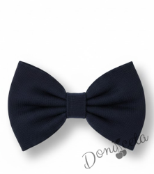 Фиба с панделка в тъмносиньо