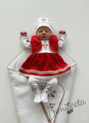 Луксозен комплект за изписване на момиче с етно фолклорни мотиви