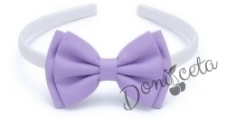 Ръчно изработена диадема в лилаво