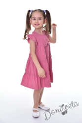 Ежедневна детска рокля в циклама Жанна