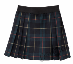 Детска пола каре, подходяща и за ученическа униформа 
