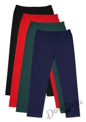 Детски ватиран клин за момиче в червено, подходящ е и за ученическа униформа 