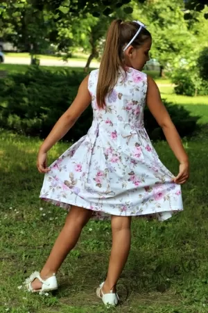 Детска рокля на цветя 6732673