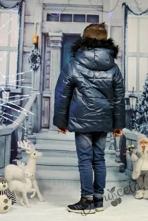 Яке момче зима качулка