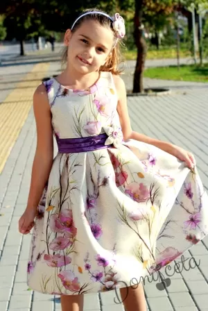 Официална детска рокля с болеро