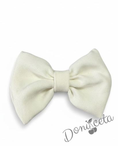 Фиба с панделка в бяло