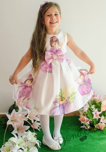 Официална детска рокля с феи