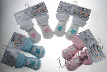 Бебешки  чорапки за подарък 