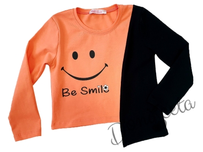 Детска блуза в прасковено Smile