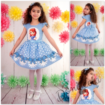 Официална детска рокля с принцеса София