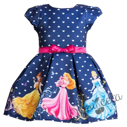 Официална детска рокля с принцеси