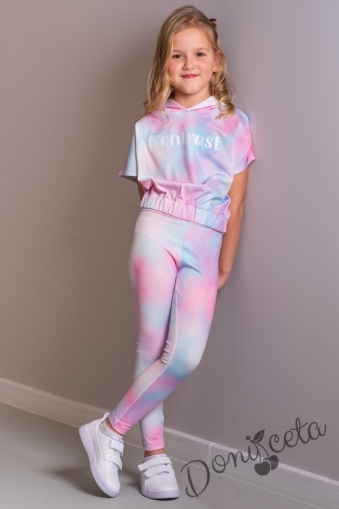 Детски комплект за момиче в пастелни цветове  1