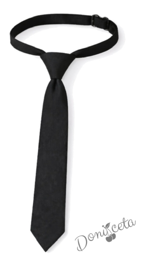 Вратовръзка в цвят черно за момиче