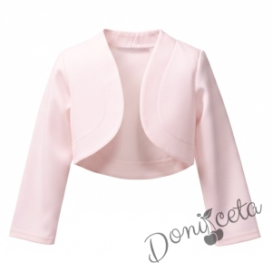  Детско болеро за момиче в прасковено Мариска 