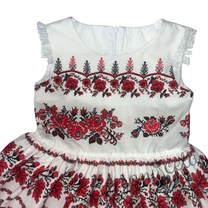 Детска рокля без ръкав с фолклорни етно мотиви тип народна носия 853634