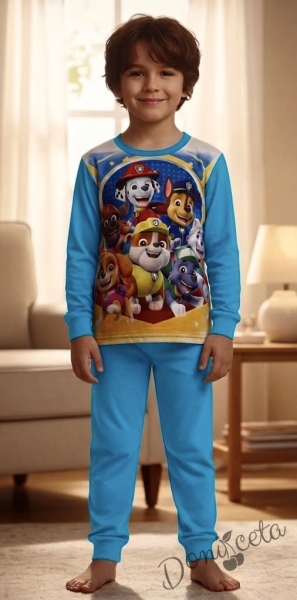 Детска пижама в тюркоаз с Пол Патрул