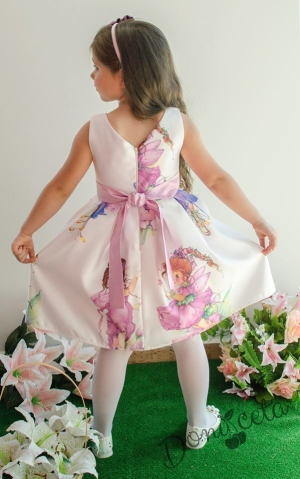 Официална детска рокля с феи