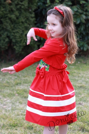 Детска рокля с картинка на Червената Шапчица с болеро