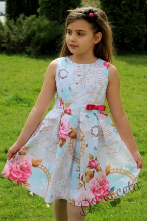 Детска рокля на цветя 94238