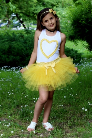 Children''s skirt in yellow