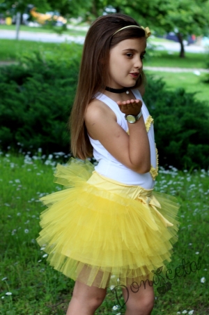 Children''s skirt in yellow