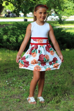Детска рокля с розички