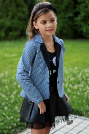 Children's cotton jacket in grey