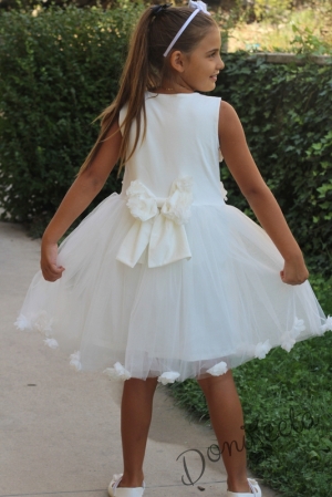 Официална детска рокля с болеро