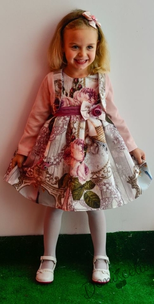Официална детска рокля на цветя Иванеска без болеро