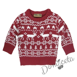 Knitted Christmas sweater 