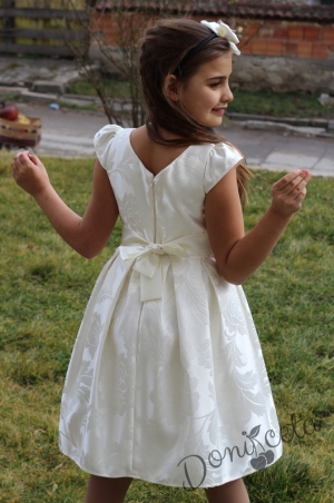 Официална детска рокля за шаферка или кръщене Ива