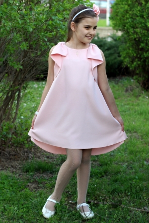 Лятна детска рокля в розово