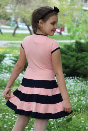 Summer children's dress in pink