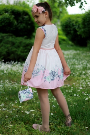 Официална или ежедневна детска рокля Клара с чантичка 
