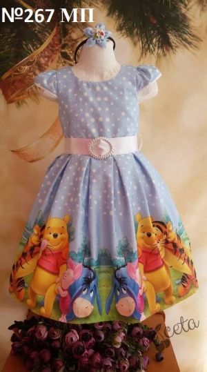 Официална детска рокля с Мечо Пух