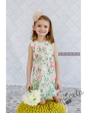 Детска рокля на цветя от колекция Майки и дъщери