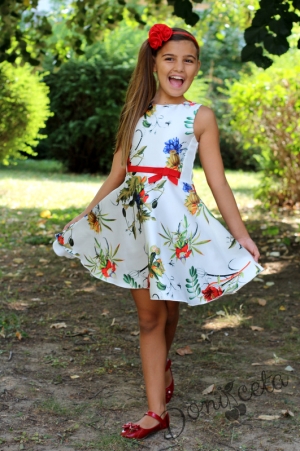 Официална детска рокля на цветя