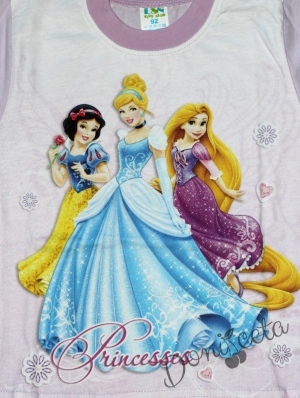 Детска пижама в лилаво с принцеси