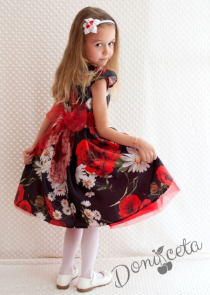 Официална детска рокля на цветя Тея