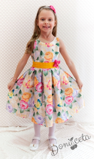 Официална детска рокля на цветя  Цветушка