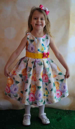 Официална детска рокля на цветя  Цветушка