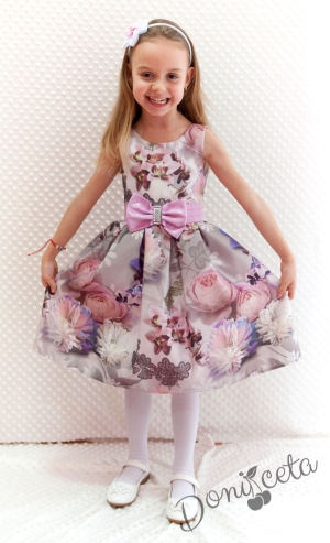 Официална детска рокля на цветя  