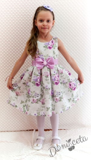 Детска официална рокля на цветя Линда