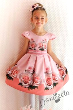 Официална детска рокля на цветя Цвети