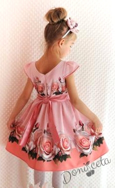 Официална детска рокля на цветя Цвети