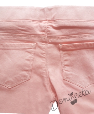 Детски клин-панталон в розово